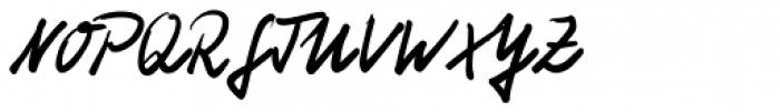 Schneid Handwriting Pro Font UPPERCASE