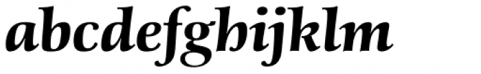 Schneider-Antiqua BQ Bold Italic Font LOWERCASE