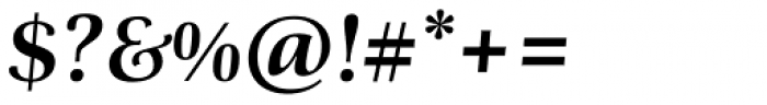 Schneider-Antiqua BQ Medium Italic Font OTHER CHARS