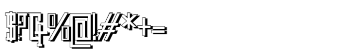 Schneider Kontrast High 5 Shadow Font OTHER CHARS