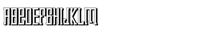 Schneider Kontrast High 5 Shadow Font UPPERCASE