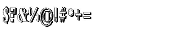 Schneider Kontrast Lower 7 Shadow Font OTHER CHARS