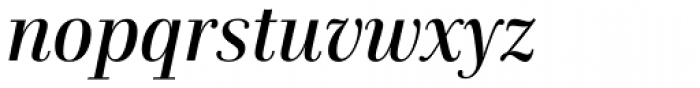 Schneider Libretto BQ Italic Font LOWERCASE