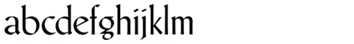 Schneidler Latein Display Font LOWERCASE