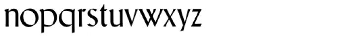 Schneidler Latein Display Font LOWERCASE