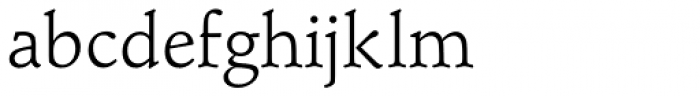 Schneidler Mediaeval Regular Font LOWERCASE