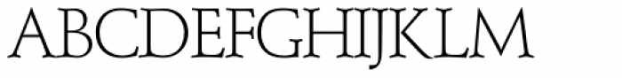 Schneidler SH Light Font UPPERCASE