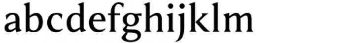 Schola Serif Medium Font LOWERCASE