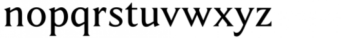 Schola Serif Medium Font LOWERCASE