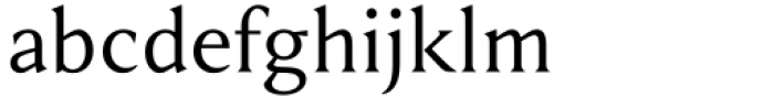 Schola Serif Regular Font LOWERCASE