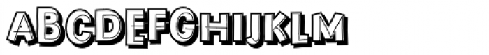 Scholle Shadow Font LOWERCASE