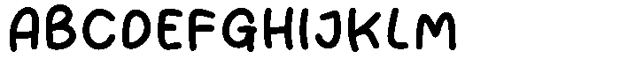 School Childern Font UPPERCASE
