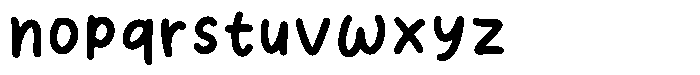 School Childern Font LOWERCASE