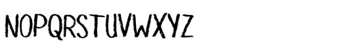 School Pencil Font UPPERCASE