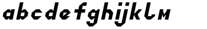 School Type Italic Font LOWERCASE