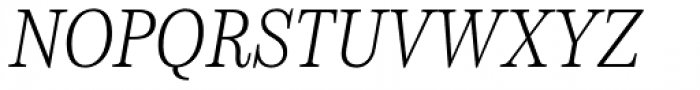 Schorel Condensed Light Italic Font UPPERCASE