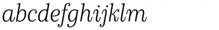 Schorel Condensed Light Italic Font LOWERCASE