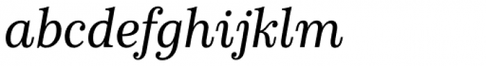 Schorel Condensed Medium Italic Font LOWERCASE
