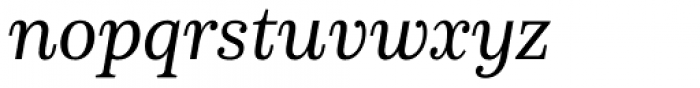 Schorel Condensed Medium Italic Font LOWERCASE