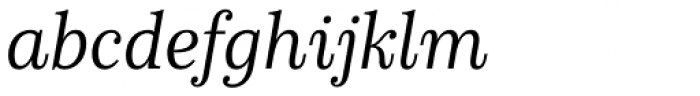 Schorel Condensed Regular Italic Font LOWERCASE