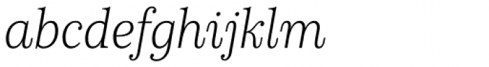 Schorel Condensed Thin Italic Font LOWERCASE