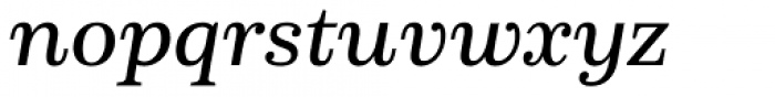 Schorel Extended Demi Italic Font LOWERCASE