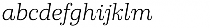 Schorel Extended Light Italic Font LOWERCASE
