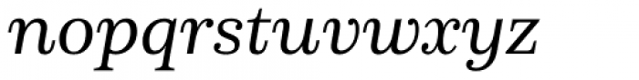 Schorel Extended Medium Italic Font LOWERCASE