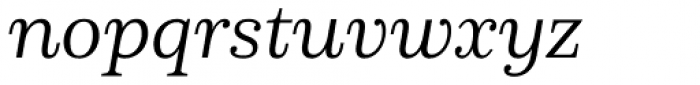 Schorel Extended Regular Italic Font LOWERCASE
