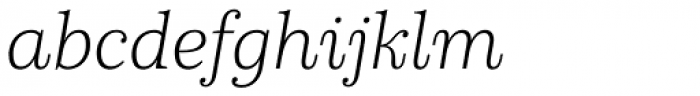 Schorel Extended Thin Italic Font LOWERCASE