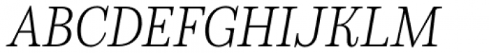 Schorel Norm Light Italic Font UPPERCASE
