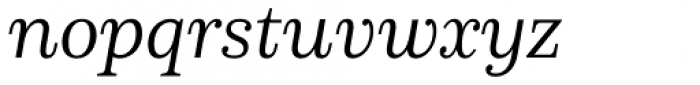 Schorel Norm Regular Italic Font LOWERCASE