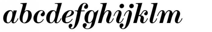 Schotis Display Bold Italic Font LOWERCASE