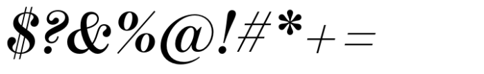 Schotis Display SemiBold Italic Font OTHER CHARS
