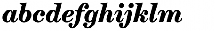 Schotis Text Black Italic Font LOWERCASE