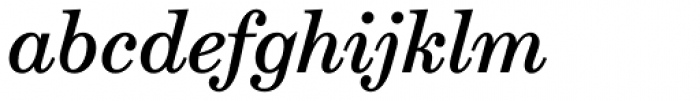 Schotis Text Semi Bold Italic Font LOWERCASE