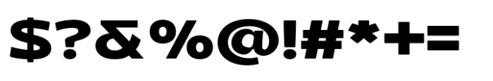Schraft Bold Expanded Font OTHER CHARS