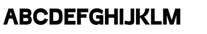 Schraft Bold Semi Condensed Font UPPERCASE