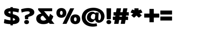 Schraft Bold Semi Expanded Font OTHER CHARS