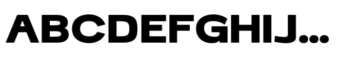 Schraft Bold Semi Expanded Font UPPERCASE