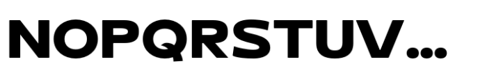 Schraft Bold Semi Expanded Font UPPERCASE