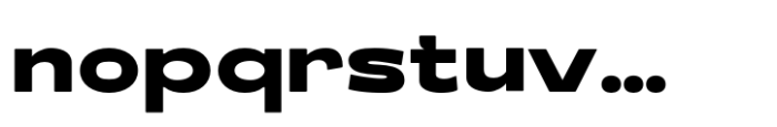 Schraft Bold Semi Expanded Font LOWERCASE