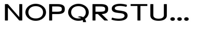 Schraft Expanded Font UPPERCASE