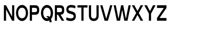 Schraft Medium Condensed Font UPPERCASE