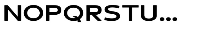Schraft Medium Expanded Font UPPERCASE