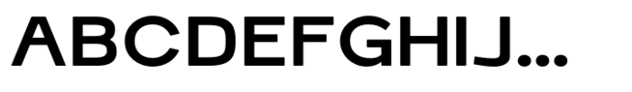 Schraft Medium Semi Expanded Font UPPERCASE