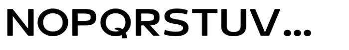 Schraft Medium Semi Expanded Font UPPERCASE