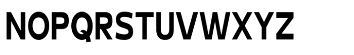 Schraft Semi Bold Condensed Font UPPERCASE