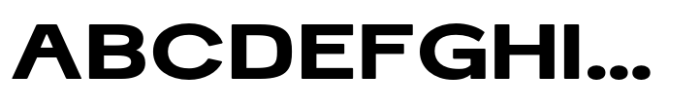 Schraft Semi Bold Expanded Font UPPERCASE
