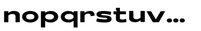 Schraft Semi Bold Expanded Font LOWERCASE